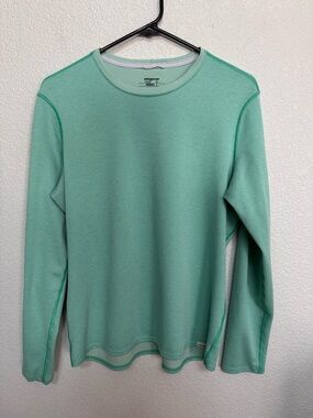 Patagonia Capilene Long Sleeve Top Women’s L Mint Green
